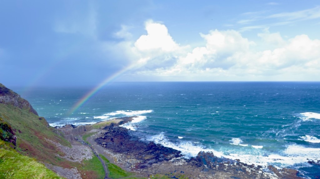Northern Ireland , day 2, 210925: Rainbows, Guinness, and a Story from the&nbsp;Cliffs